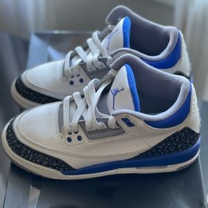 Jordan Retro 3 White/Cement grey/Royal Blue
